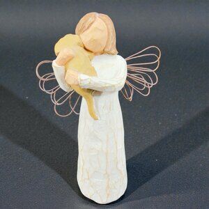 Vintage 1999 Willow Tree Demdaco Angel Of Friendship Figure Decorative Angel VTG